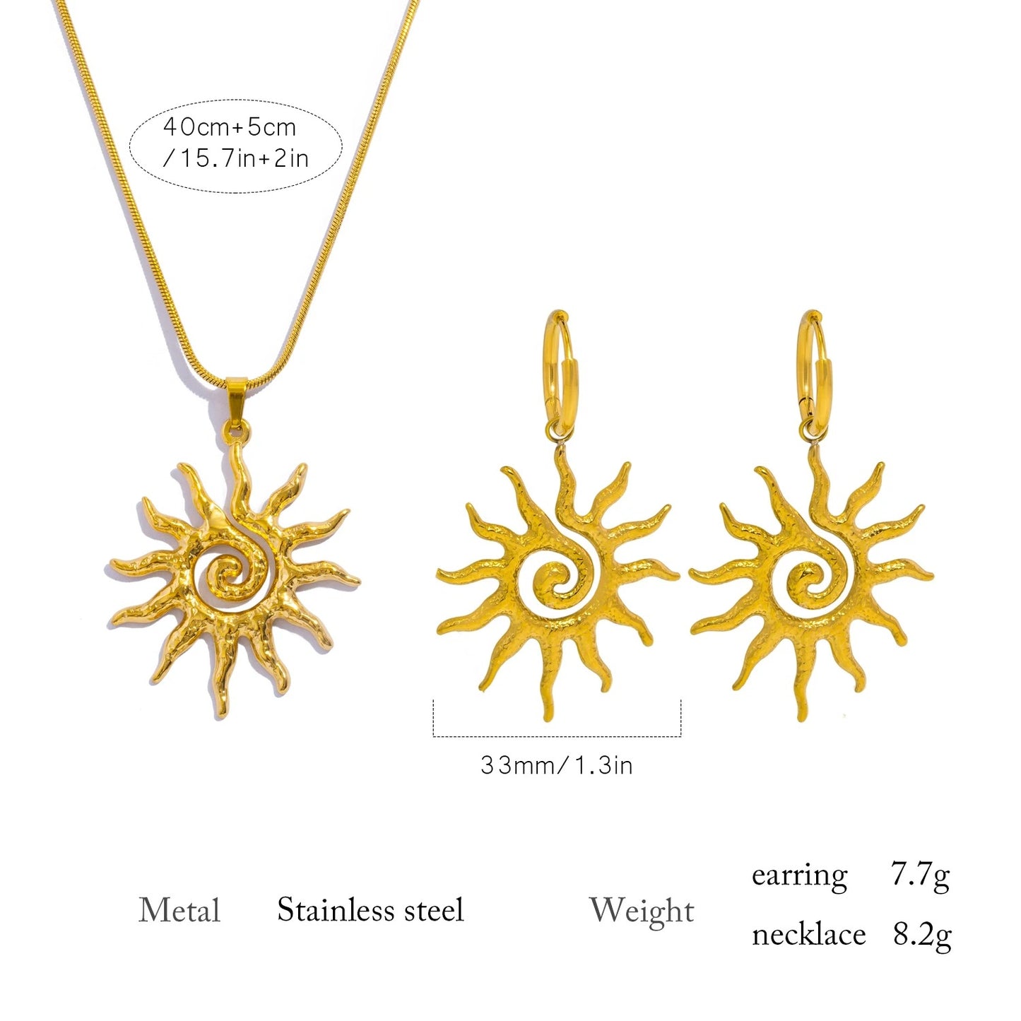 Collana sole dell'anima
